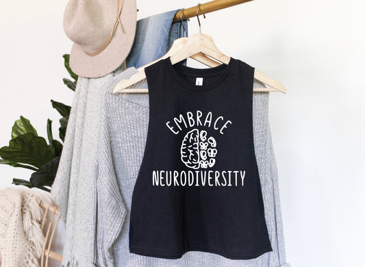 Embrace Neurodiversity Crop Top Tank