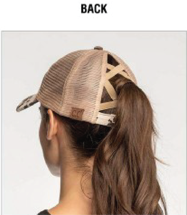 Distressed Cow Print Hat