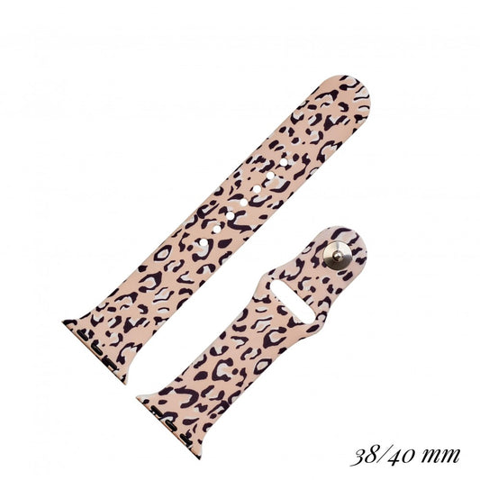 Leopard Print Smart Watch Band