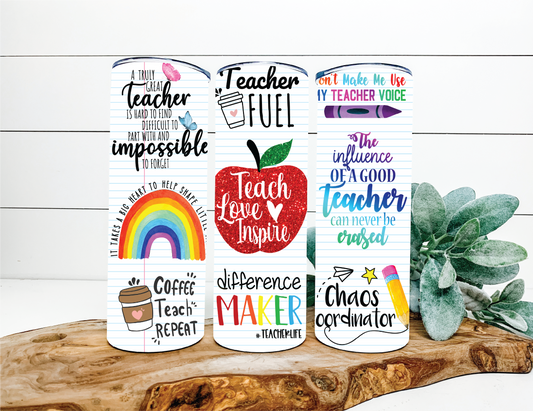 Teach Love Inspire Tumbler