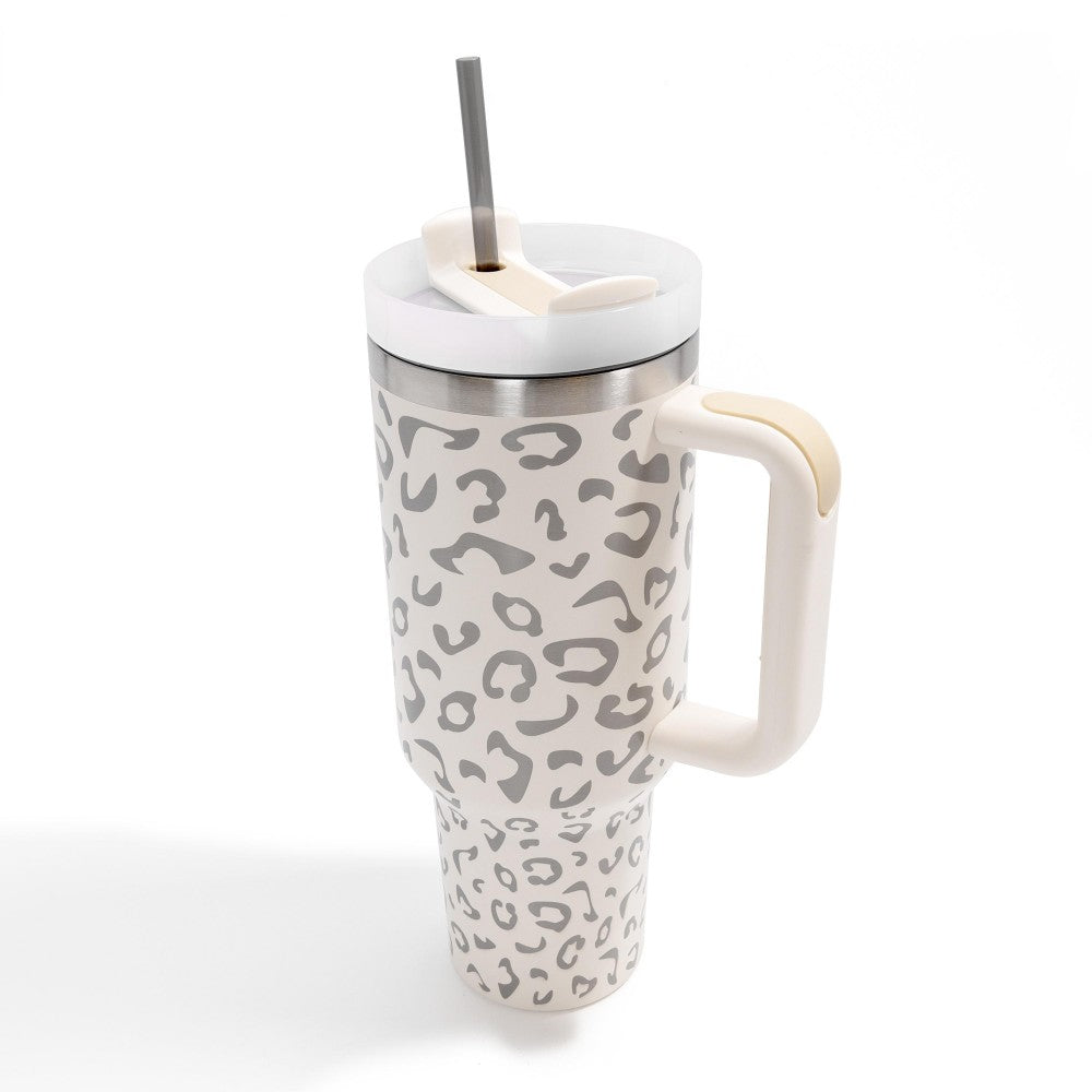 Leopard Print 40 oz Tumbler